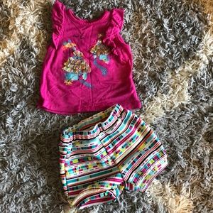 2Piece!! Matching outfit! Tank and shorts! 3M
